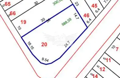 Terreno residencial/comercial à venda, 588m² - parque novo oratório, santo andré/sp.