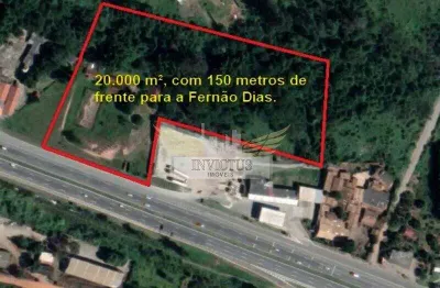 Terreno comercial/industrial para alugar, 20.000m² - jardim imperial, atibaia/sp.