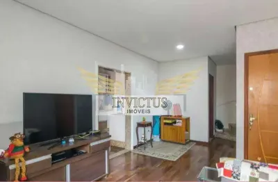 Sobrado em condomínio fechado com 3 quartos em condomínio para comprar, 167m² - bairro campestre, santo andré/sp.