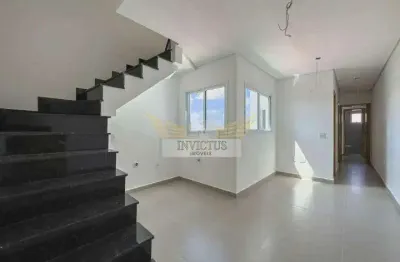 Cobertura sem condomínio com 2 quartos, 92m² - utinga, santo andré/sp.