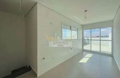 Cobertura sem condomínio com 2 quartos, 92m² - utinga, santo andré/sp.