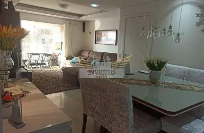 Apartamento com 4 quartos no condomínio espaço jardins para comprar, 135m² - campestre, santo andré/sp.
