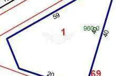 Terreno à venda na Alameda São Caetano, --, Jardim, Santo André