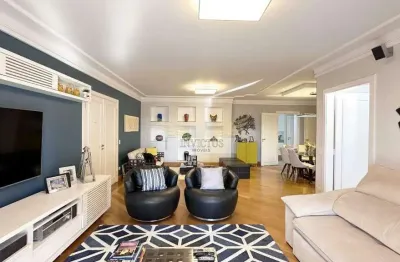 Apartamento como 3 suítes no edifício queen catherine village para comprar, 206m² - bairro jardim, santo andré/sp.