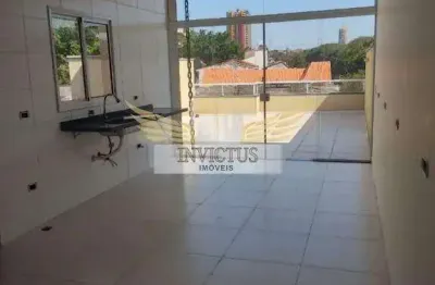 Cobertura sem condomínio com 2 quartos para comprar, 95m² - bairro jardim, santo andré/sp.