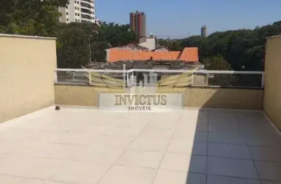 Cobertura sem condomínio com 2 quartos para comprar, 95m² - bairro jardim, santo andré/sp.