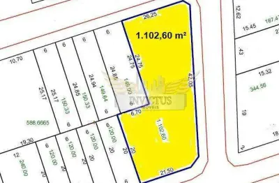 Terreno de esquina residencial para comprar, 1.102m² - vila américa, santo andré/sp.