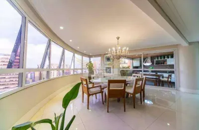 Apartamento com 3 suítes no condomínio debret para comprar, 275m² - bairro jardim, santo andré/sp.