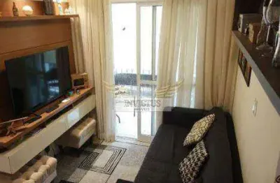 Apartamento com 2 dormitórios no condomínio imagine para comprar, 47m² - vila valparaíso, santo andré/sp.