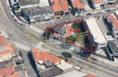 Terreno à venda, 787m² - vila sacadura cabral - santo andré/sp