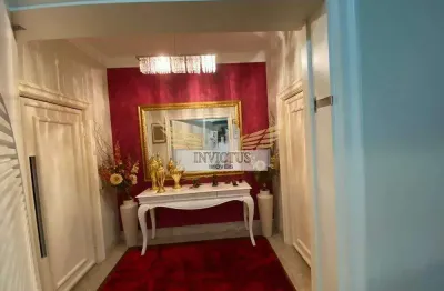 Apartamento com 4 suítes no edifício crystal para comprar, 470m² - vila bastos, santo andré/sp.