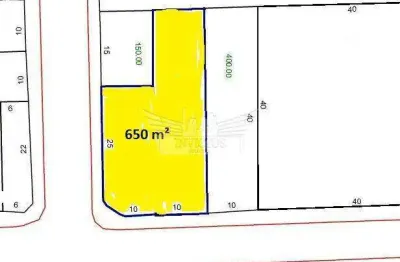 Terreno à venda, 650m² - vila alpina, santo andré/sp.
