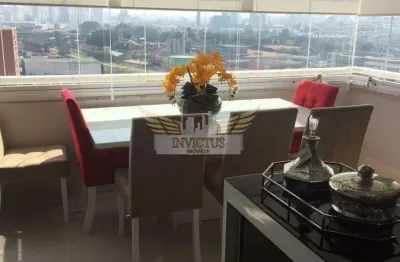 Apartamento com 3 suítes para comprar, 128m² - centro de santo andré/sp.