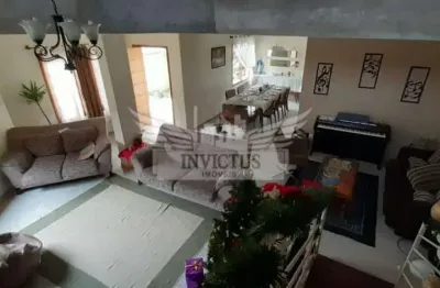 Sobrado com pé direito duplo à venda, 273m² - vila guiomar, santo andré/sp