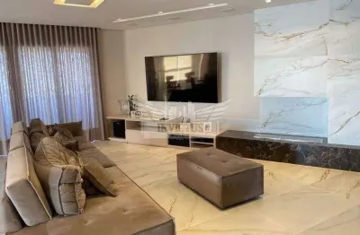 Apartamento mobiliado com 3 suítes no edifício green residence para comprar, 327m² - jardim, santo andré/sp.