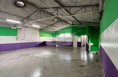 Salão comercial para alugar, 672m²,vila bastos - santo andré/sp.
