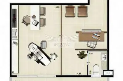 Salas/conjuntos comercial novo à venda, 34m² - rudge ramos, são bernardo do campo/sp