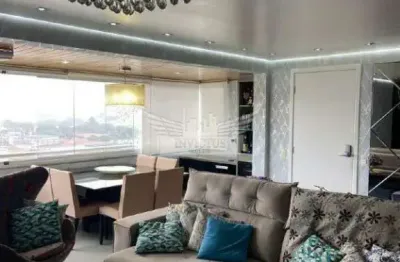 Apartamento com 3 suítes no condomínio paris para comprar, 128m² - centro, santo andré/sp.