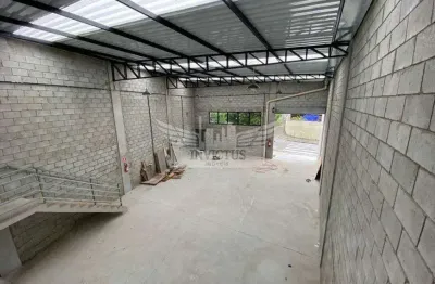 Galpão Comercial com Doca para Alugar, 302m²- Vila América, Santo André/SP.