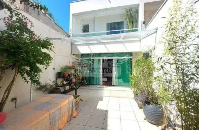 Sobrado com 3 quartos para alugar, 276m² - bairro valparaiso, santo andré/sp.