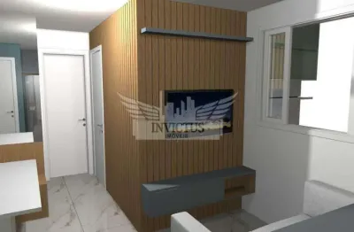 Apartamento com 2 quartos para comprar, 41m² - vila homero thon - santo andré/sp