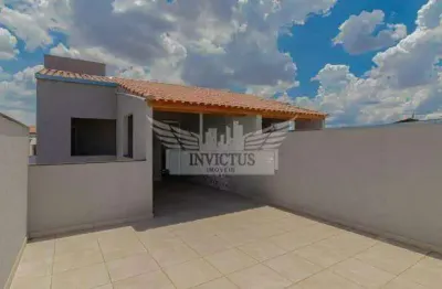 Cobertura sem condomínio com 2 quartos para comprar, 100m² - jardim santo alberto, santo andré/sp.