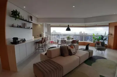 Apartamento mobiliado com 3 quartos condomínio alto jardim residencial, 160m² - vila guiomar, santo andré/sp.