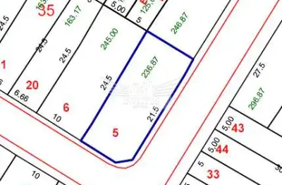 Terreno residencial à venda, 250m² - vila scarpelli, santo andré/sp.