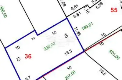 Terreno residencial para comprar, 220m² - vila valparaíso, santo andré/sp.