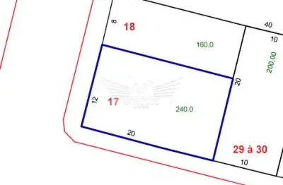 Excelente terreno de esquina comercial para locação, 240m² - vila alzira, santo andré/sp.
