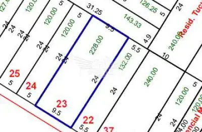 Terreno residencial à venda, 228m² - vila scarpelli, santo andré/sp.