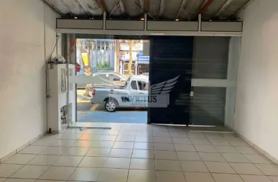 Salão comercial no centro de santo andré com 2 frentes para alugar!
