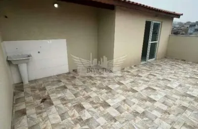 Cobertura sem condomínio com 2 dormitórios à venda, 78m² - jardim guarará. santo andré/sp.