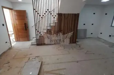 Sobrado novo com 3 dormitórios à venda, 100m² - jardim das maravilhas, santo andré/sp.
