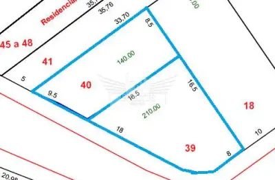 Terreno residencial à venda, 350m² - jardim paraíso, santo andré/sp.