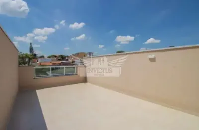 Cobertura sem condomínio nova com 2 dormitórios à venda, 92m² - jardim paraíso, santo andré/sp.