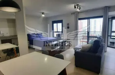 Apartamento studio mobiliado para locação, 43m² - bairro campestre, santo andré/sp.