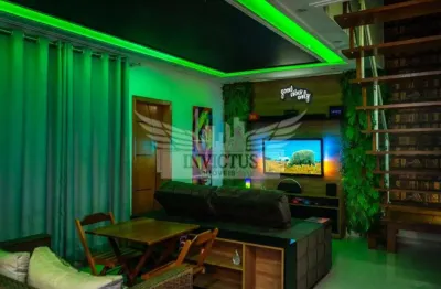 Cobertura sem condomínio mobiliada com 2 quartos para alugar, 101m² - vila assunção, santo andré/sp.