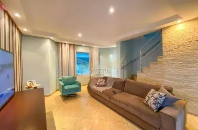 Ótimo sobrado com 3 suítes à venda, 177m² - santa terezinha, santo andré/sp.
