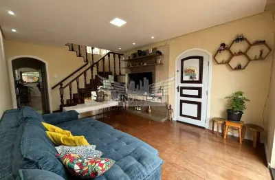 Sobrado com 3 dormitórios à venda, 240m² - vila humaíta, santo andré/sp.