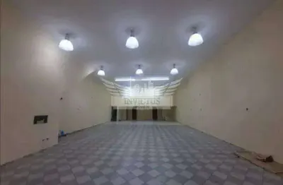 Salão comercial com mezanino para locação, 350m² - bairro vila linda, santo andré/sp.