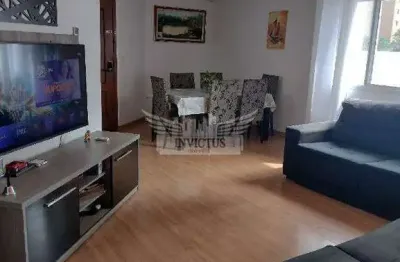 Apartamento com 3 dormitórios no edifício residencial village para comprar, 108m²- campestre, santo andré/sp.