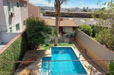 Lindo sobrado residencial/comercial com 4 dormitórios e piscina à venda, 253m² - campestre, santo andré/sp.