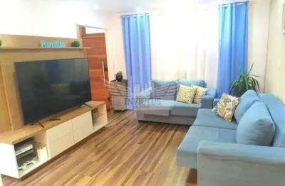 Sobrado com 3 dormitórios à venda, 189m² - jardim las vegas, santo andré/sp.