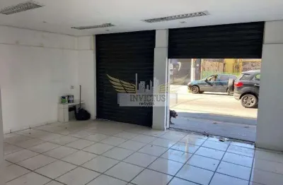 Salão comercial para alugar, 57m² - vila alzira, santo andré/sp.