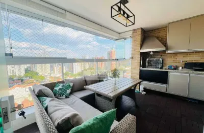 Apartamento com 4 quartos no condomínio jardim monet para comprar, 139m² - bairro jardim, santo andré/sp.