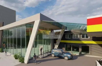Galpão comercial em obras para alugar, 300m² - centro de santo andré/sp.