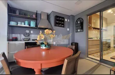 Apartamento com 4 quartos no condomínio palmer 683 para comprar, 153m² - bairro jardim, santo andré/sp.