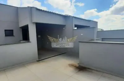Cobertura nova sem condomínio com 2 quartos para comprar, 87m² - parque erasmo assunção, santo andré/sp.