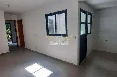 Apartamento sem condomínio novo com 2 quartos para comprar, 50m² - parque erasmo assunção, santo andré/sp.